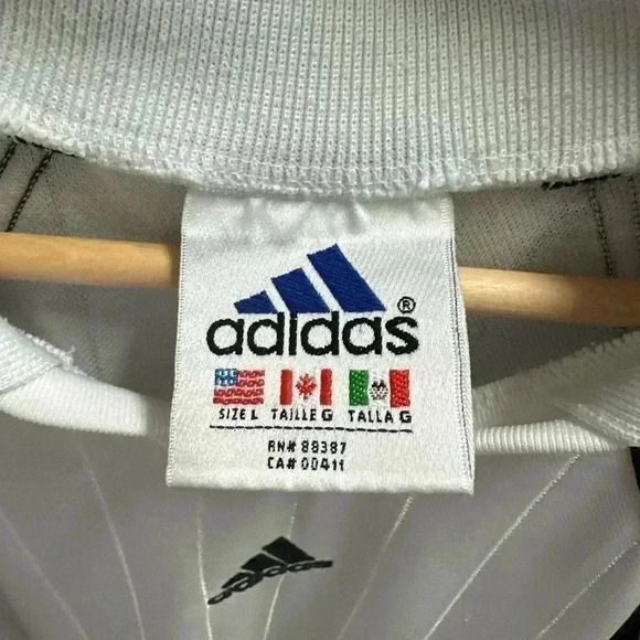 Vintage Adidas Logo Soccer Jersey Large - Picture 3 of 5